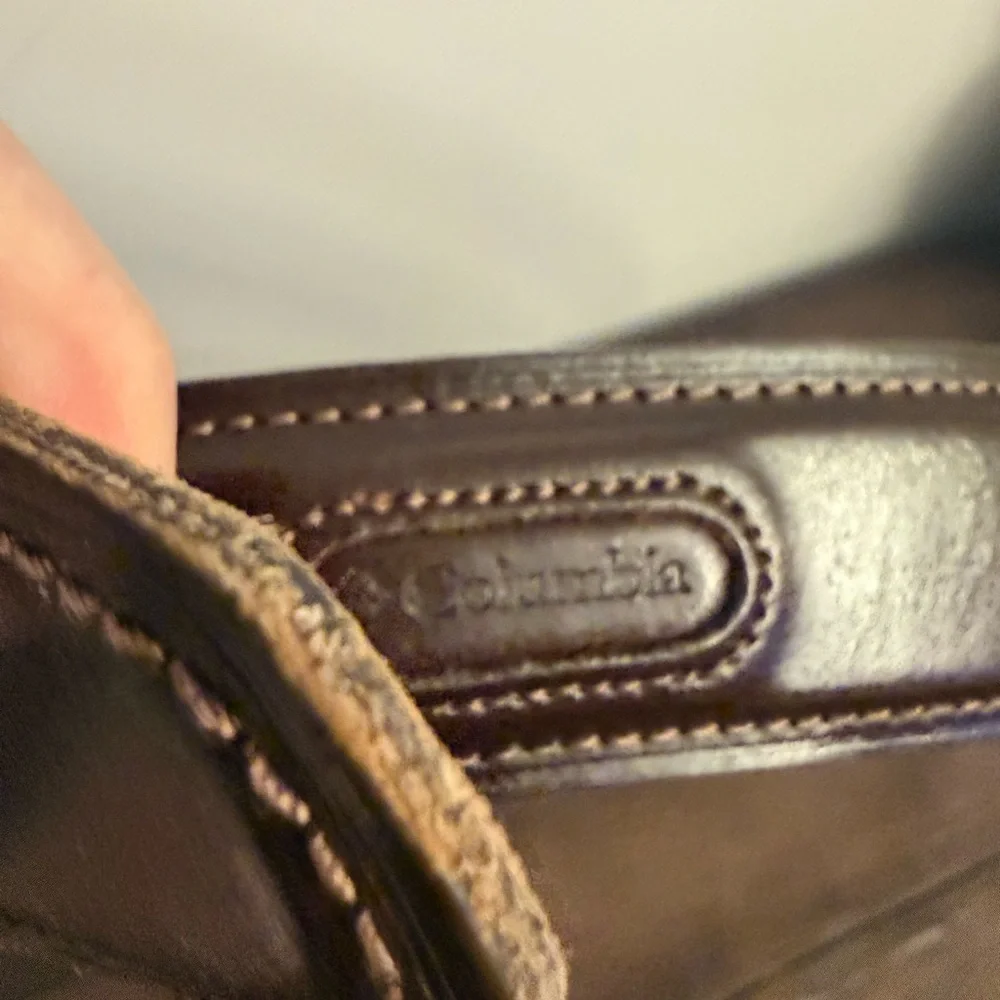 Columbia Sportswear Brown Genuine Leather Belt Men’s Size 42